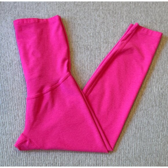Beyond Yoga Maternity Leggings Hot Bright Pink Beyond the Bump Size Small Yoga - Picture 6 of 7